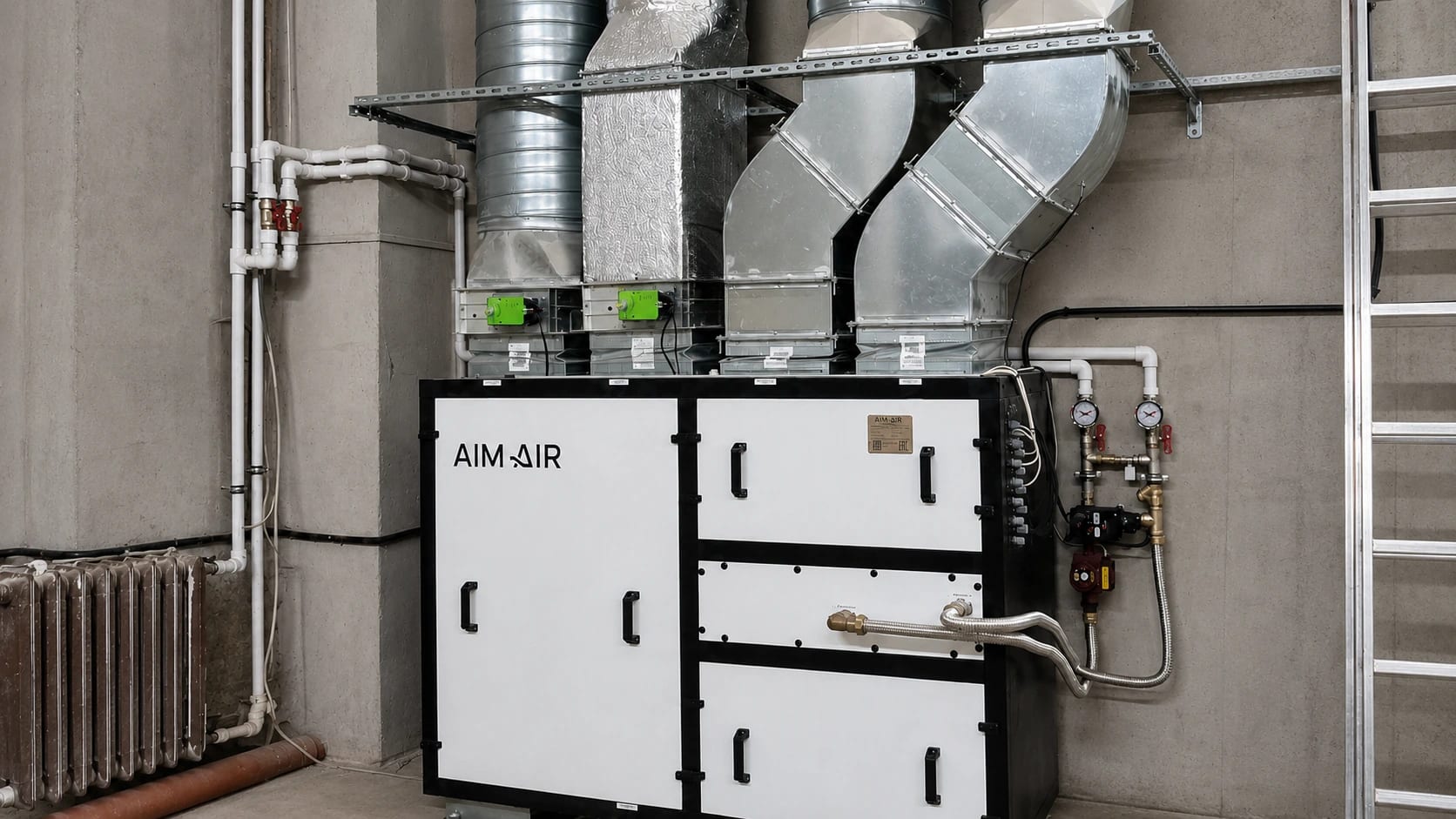 Вентиляция производственного цеха с AIMAIR ONE 2000