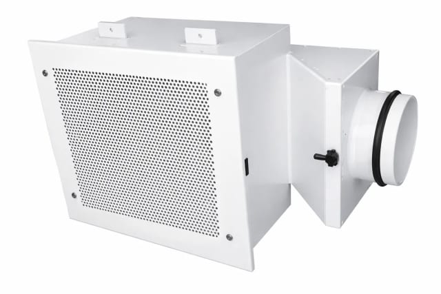 Корпус HEPA фильтра (305- 305- 78) в гигиен.испол. потолочный H 80- 347x347 (P) 160Н (ВБОК)