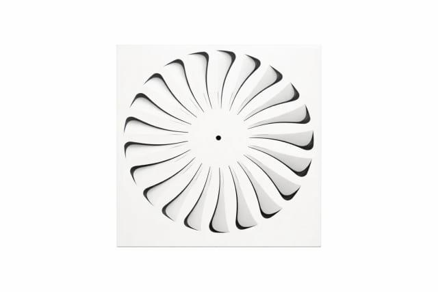 Корпус HEPA фильтра (305- 305-150) в гигиен.испол. потолочный H150- 347x347 (DV) 160V (ВВЕРХ)